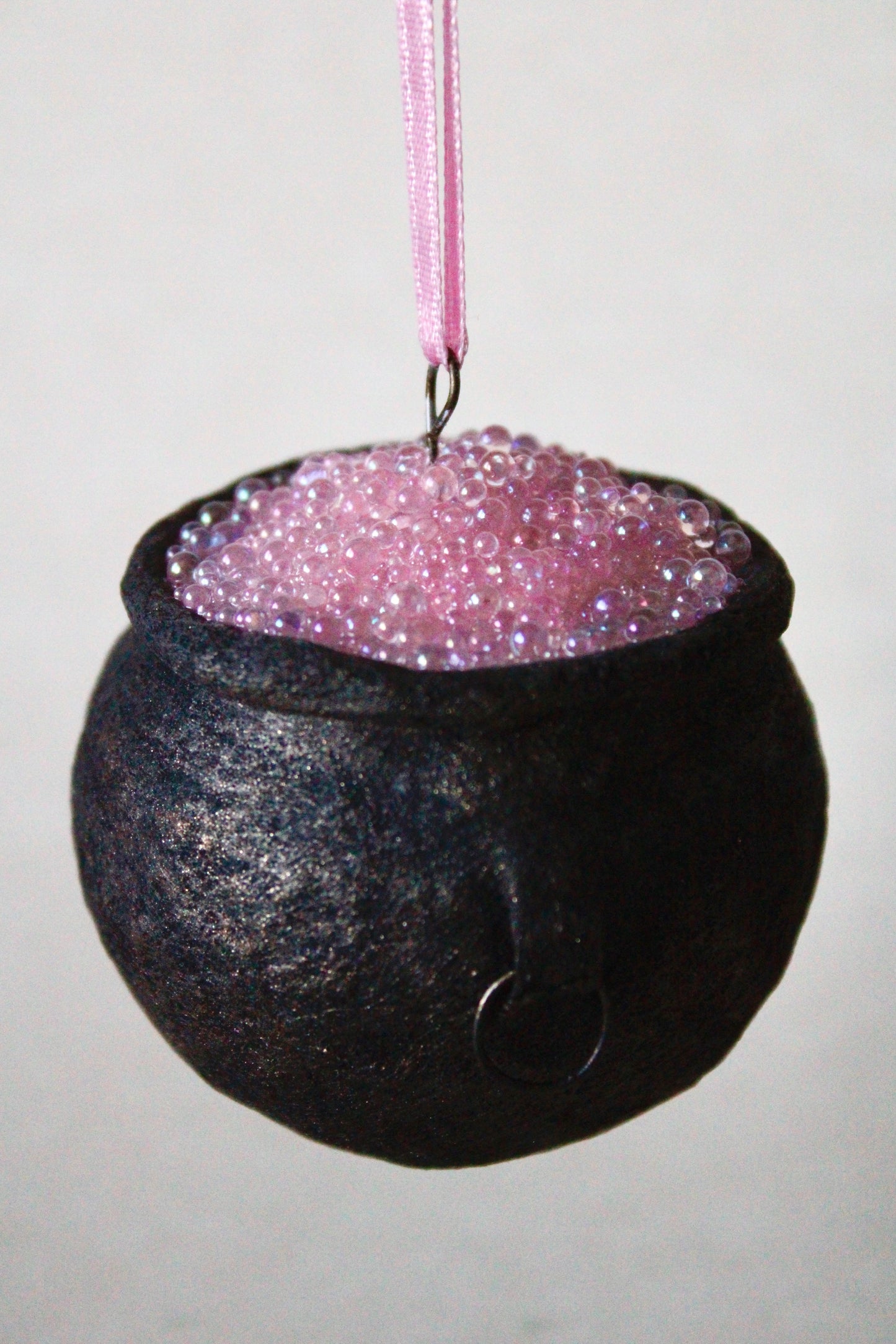 Pink Cauldron Cotton Ornament