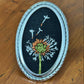Dandelion Puff Hand Embroidered Brooch