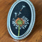 Dandelion Puff Hand Embroidered Brooch