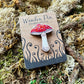 Wooden Toadstool Pin Badge