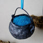 Blue Cauldron Cotton Ornament