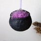 Purple Cauldron Cotton Ornament