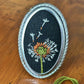 Dandelion Puff Hand Embroidered Brooch
