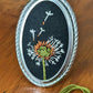 Dandelion Puff Hand Embroidered Brooch