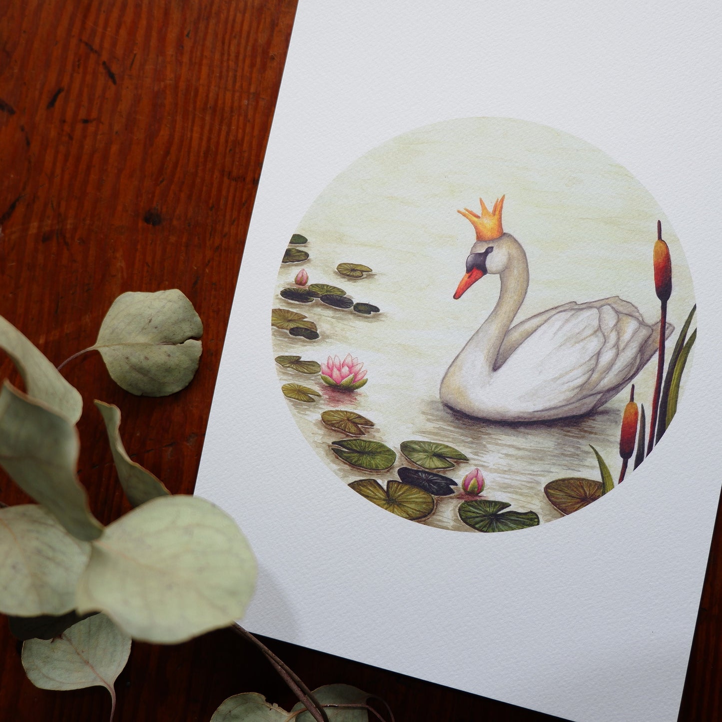 The Swan Princess A4 Print