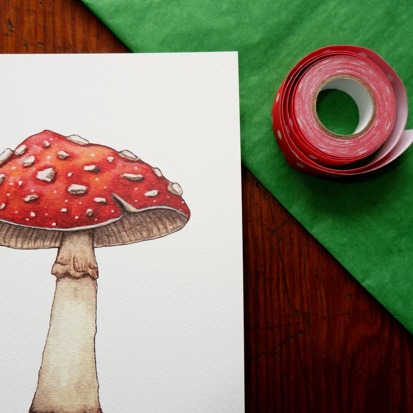 Fly Agaric Amanita Muscaria A5 Print