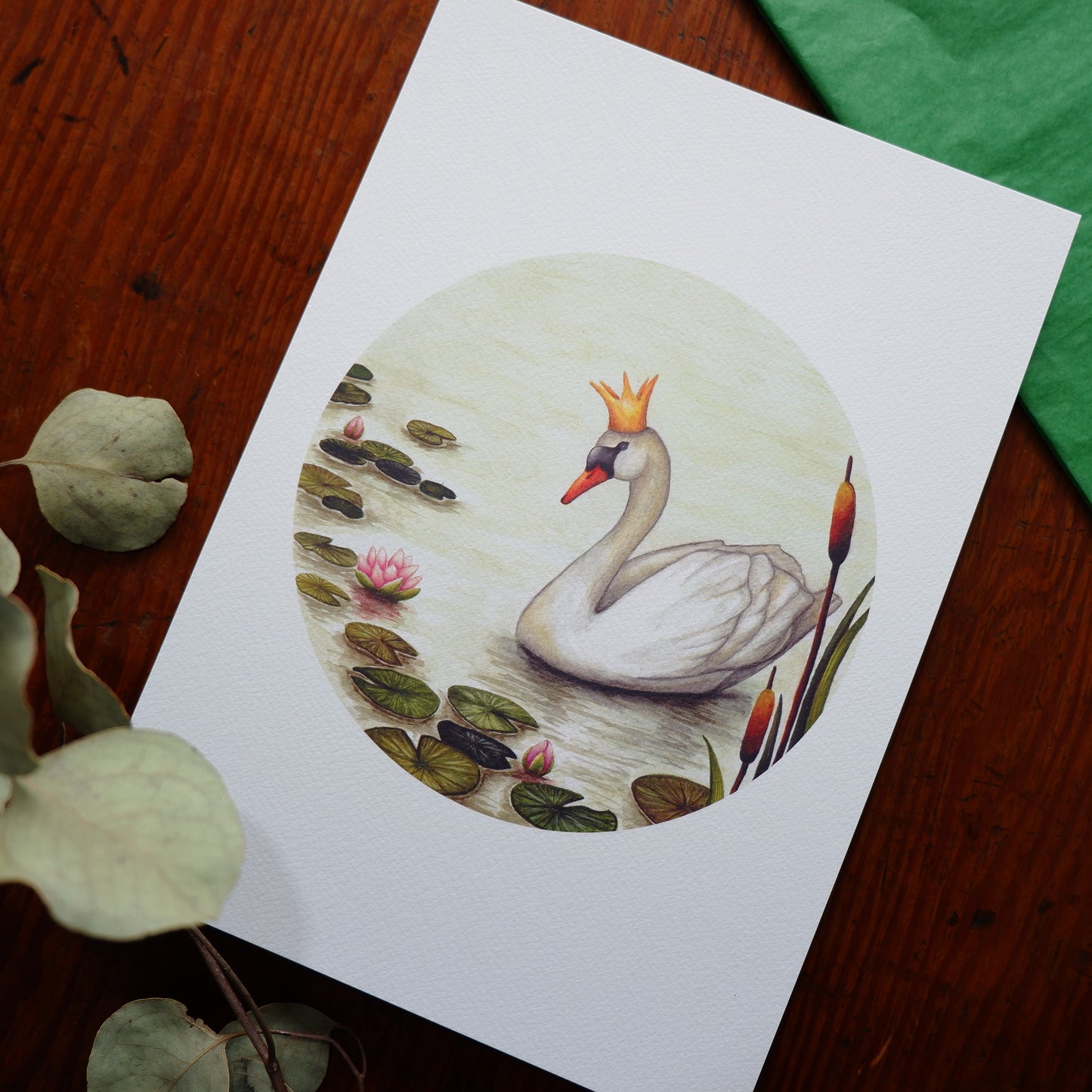 The Swan Princess A4 Print