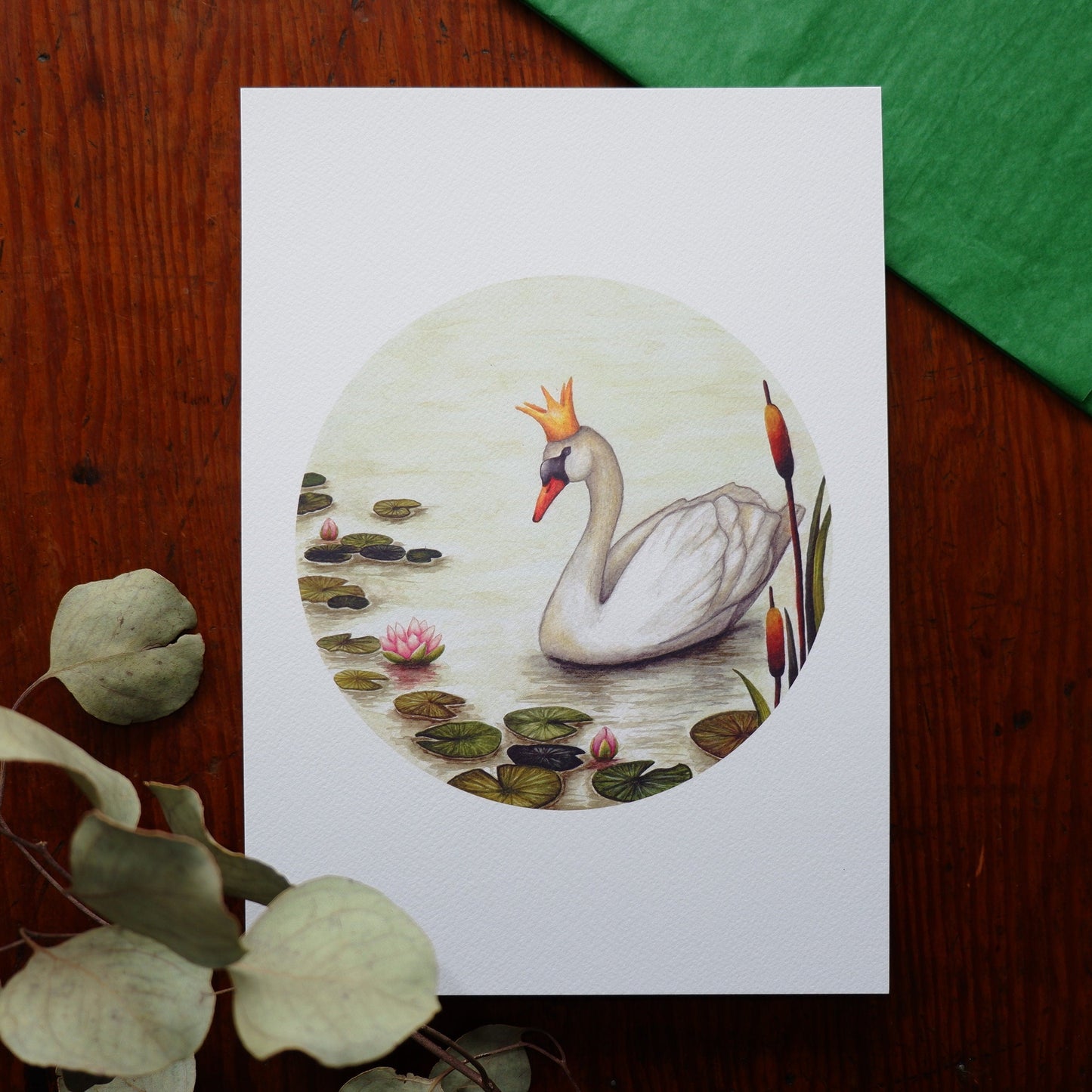 The Swan Princess A4 Print