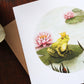 Frog Prince Princess Greeting Card