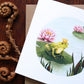 Frog Prince Princess Greeting Card