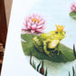 Frog Prince Princess Greeting Card